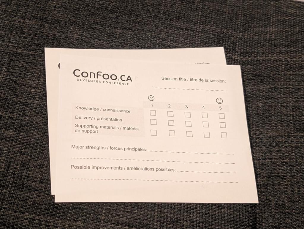 Feedback form
