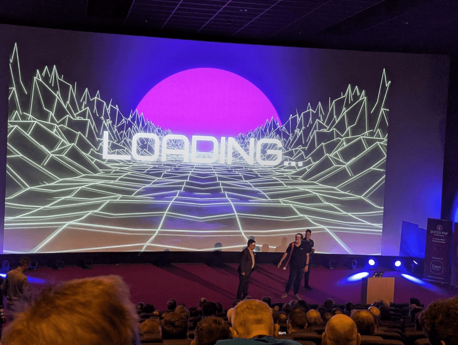 Cinematic visuals in Jeff Watkins' session