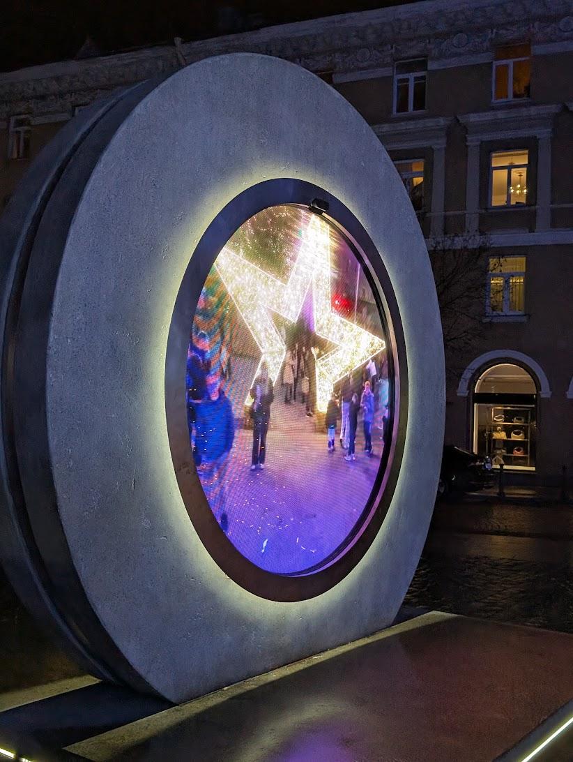 Video portal linking Vilnius and Dublin