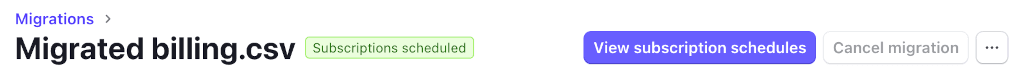 Successful scheduling!