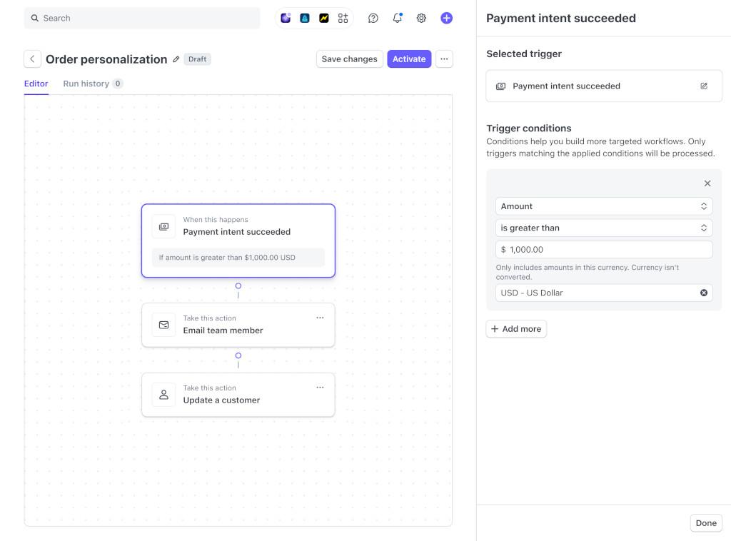 Workflow builder